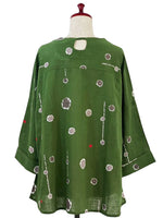 Mona Lisa Flare Pullover in Green
