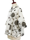 Mona Lisa Crop Jacket in Eto Print