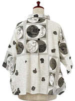 Mona Lisa Crop Jacket in Eto Print