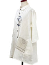 Mona Lisa Circle Patch Jacket in Natural