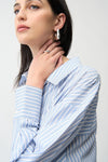 Joseph Ribkoff Striped Embellished Shirt