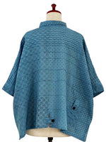 Mona Lisa Tab Pocket Jacket in Blue
