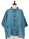Mona Lisa Tab Pocket Jacket in Blue