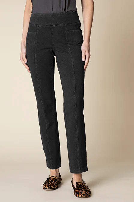 Habitat Stone Wash Seamed Pocket Pant in Black