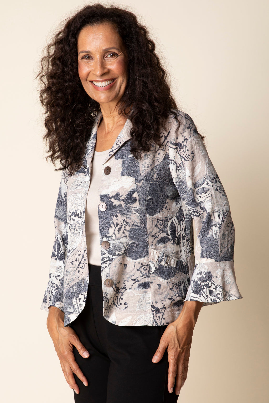 Habitat Destination Unknown Medley Jacket in Willow - Harper Greer