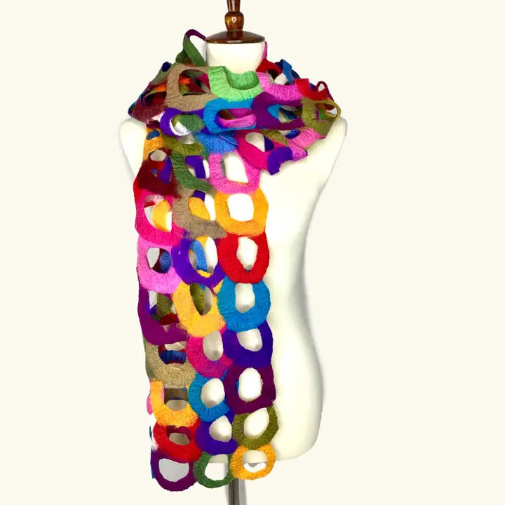 Ring Multi Colored Scarf
