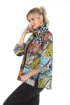 Moonlight Abstract Modern-Art-Print Jacket