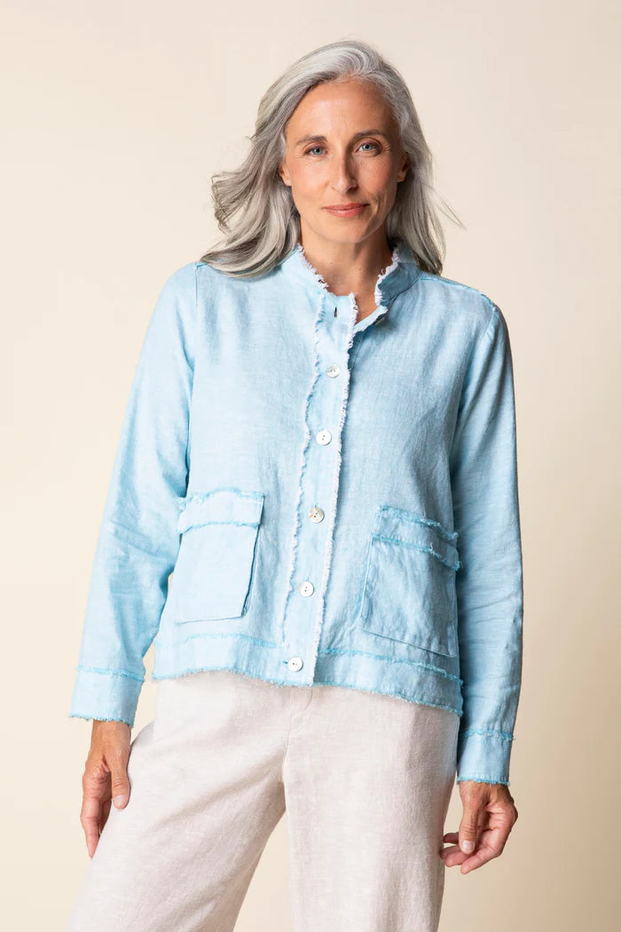 Habitat Summer Breeze Jacket in Topaz - Harper Greer