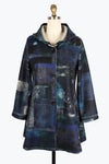 Damee Oil Painting Hooded Coat