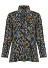 Kozan Jane Jacket in Blue Ikat
