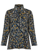Kozan Jane Jacket in Blue Ikat