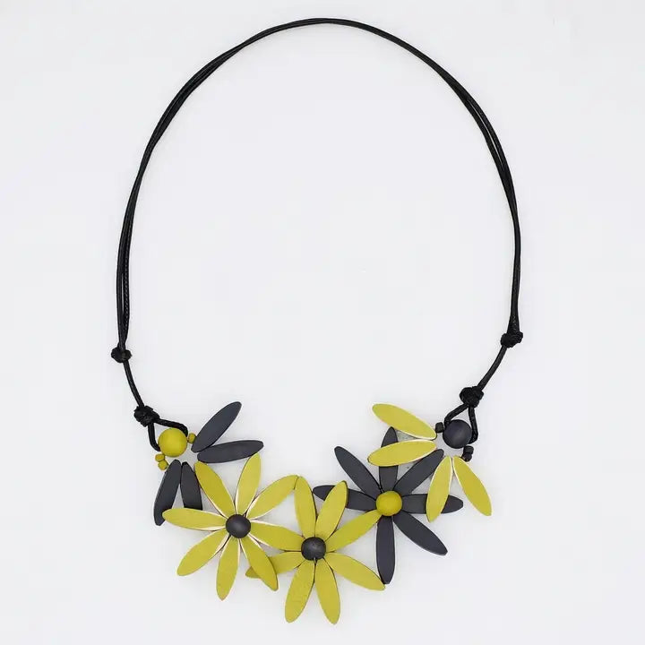 Sylca Lime Garland Nectar Necklace
