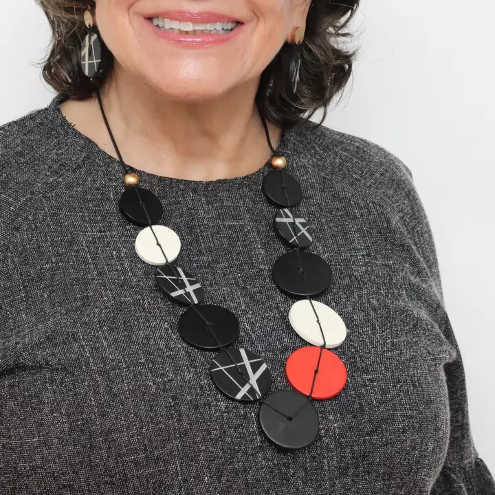 Alida Circle Statement Necklace