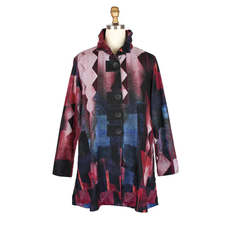Damee Zig Zag Patch Coat