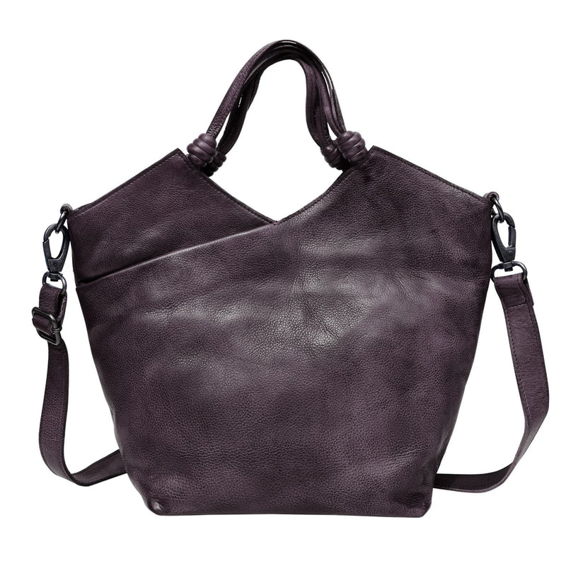 Latico Nash Tote/Crossbody in Eggplant