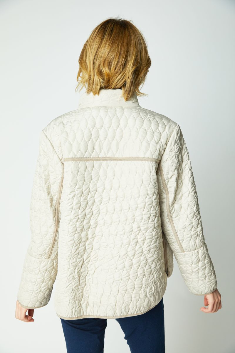 Habitat Double Faced Quilted Urban Jacket in Dove