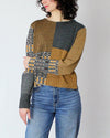 Beyond Threads Pique Patch Pullover in Marigold