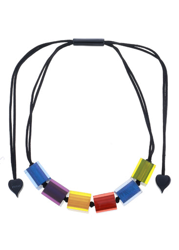 Zsiska Colorful Cubes Necklace