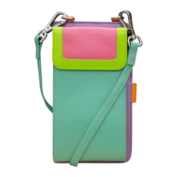 Phone Wallet Crossbody in Palm Beach