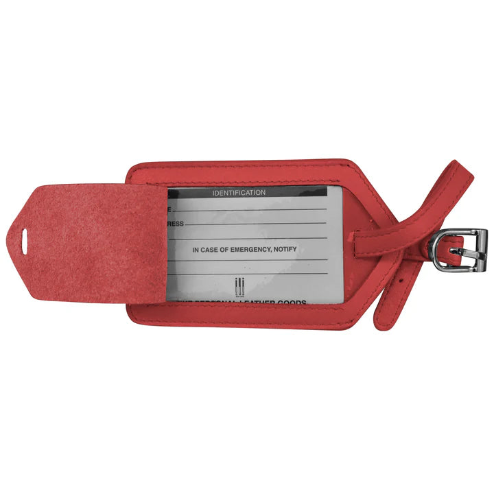 Luggage Tags in Cherry Red