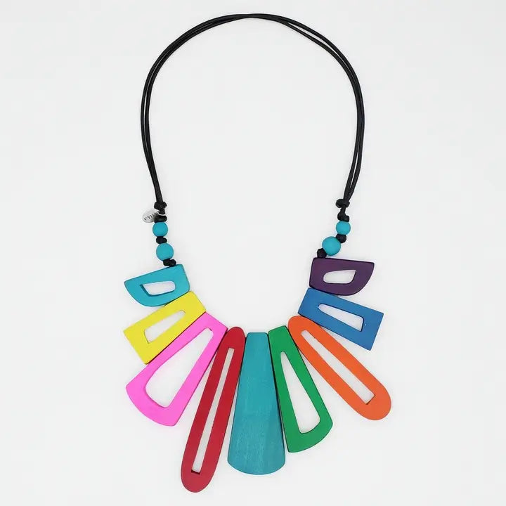 Sylca Multi Hues Boho Bloom Necklace - Harper Greer