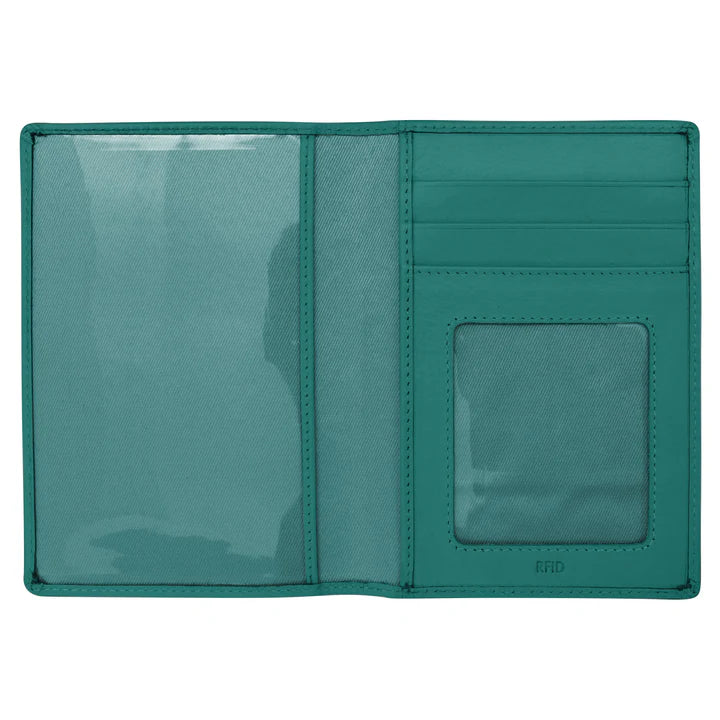 Passport Wallet in Aqua