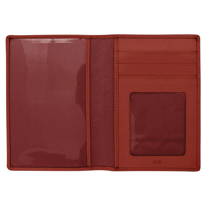 Passport Wallet in Red