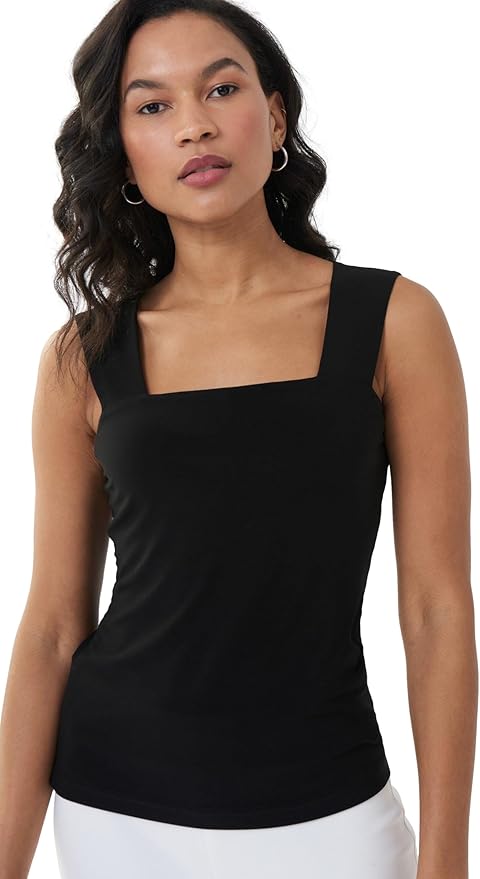Joseph Ribkoff Square Neck Camisole in Black