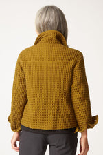 Habitat Washed Honeycomb Shacket in Avocado