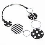 Black & White Teigen Statement Necklace