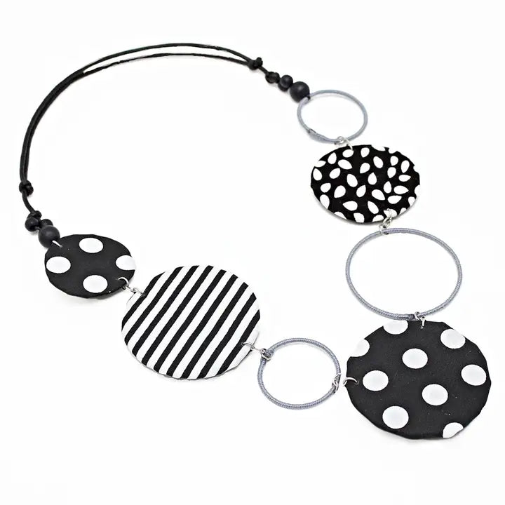 Black & White Teigen Statement Necklace