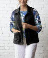 Olivia by Habitat Perfect Plisse Voyage Vest in Black