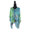 Dupatta Kippling Floral Watercolor Poncho