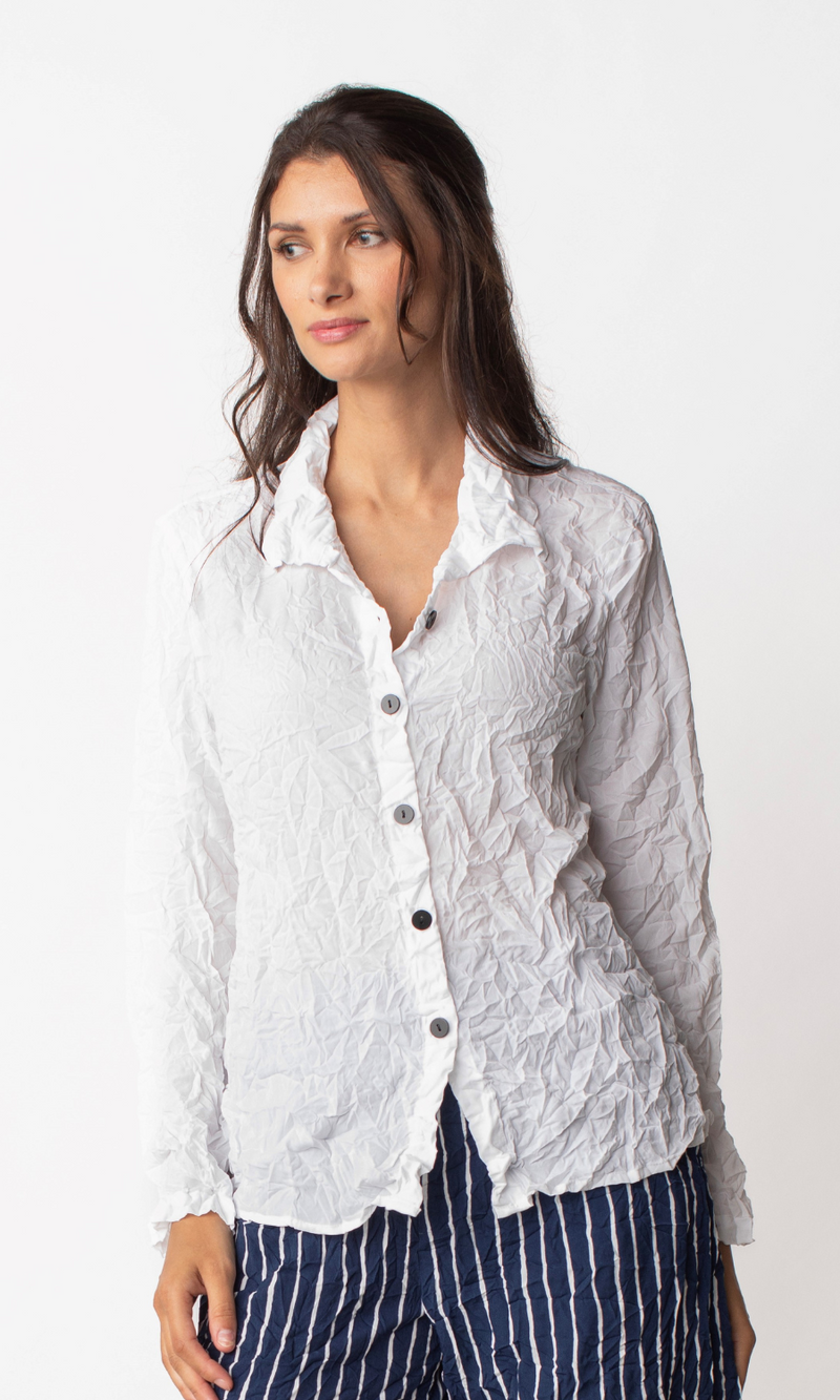 LIV by Habitat Crimp Shirt in White