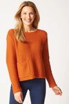 Olivia Hearth Heather Fireside Pullover in Paprika