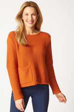 Olivia Hearth Heather Fireside Pullover in Paprika