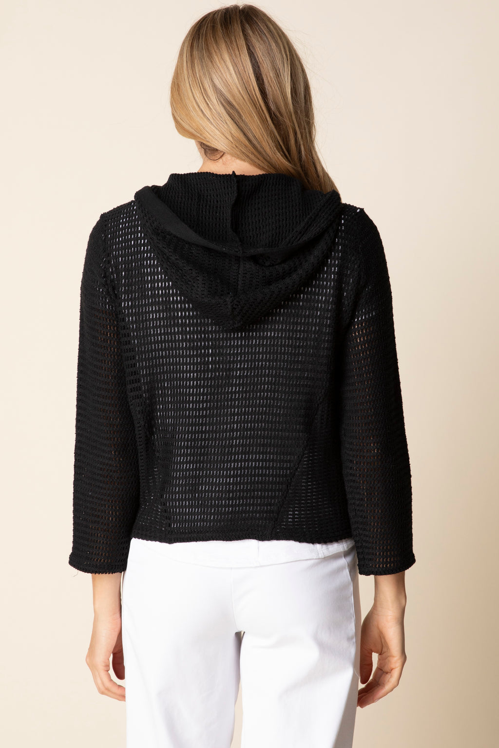 Habitat Summer Breeze Cardigan in Black - Harper Greer