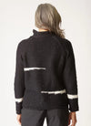 Habitat Harvest Tweed Mixed Cable Pullover in Black