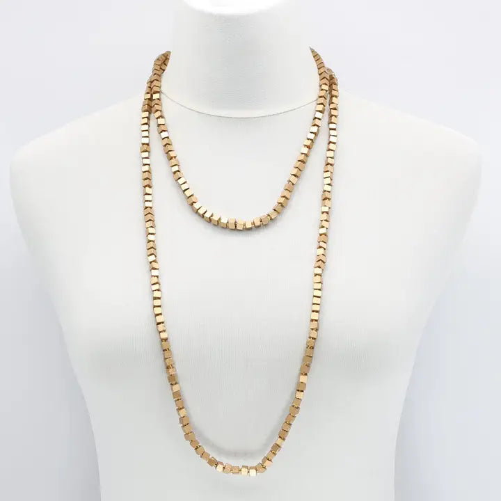 Jianhui London Pashmina Necklace in Gold