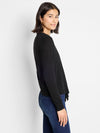 Nic + Zoe 4-Way Cardigan in Onyx