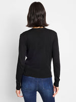 Nic + Zoe 4-Way Cardigan in Onyx