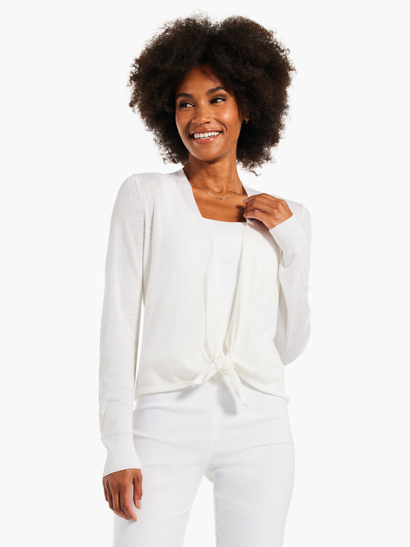 Nic + Zoe 4 Way Cardy in Paper White