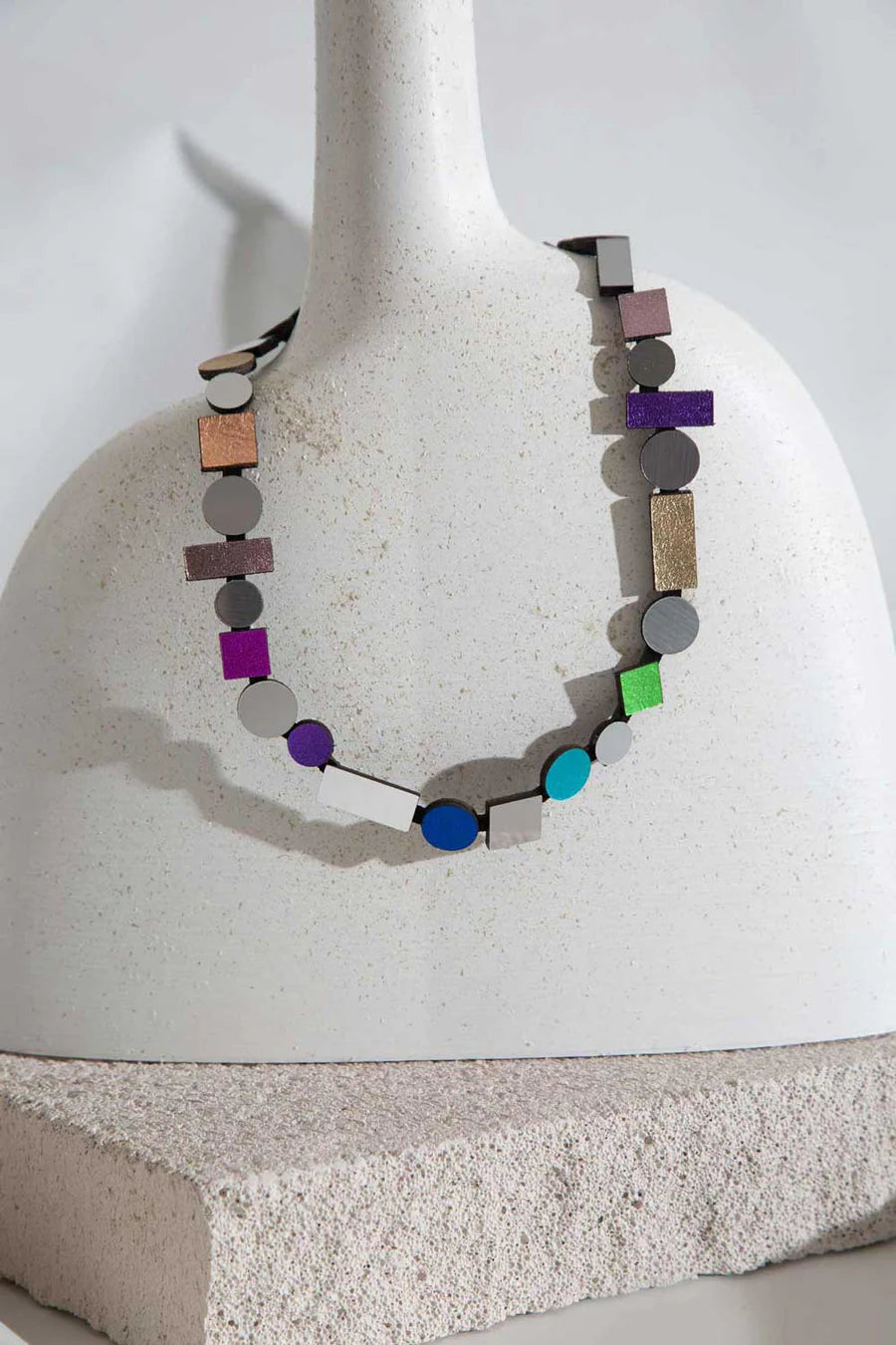 Iskin Sisters Bauhaus Rainbow Necklace - Harper Greer