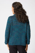 Habitat Confetti Funnel Neck Pullover in Juniper