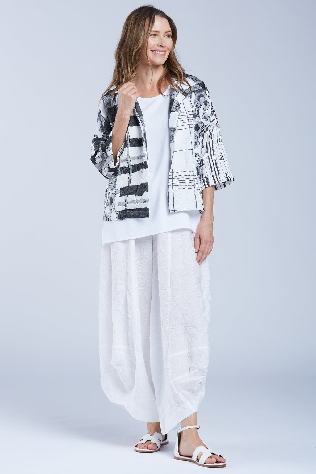 Sydney Project Cris Jacket in Multi Patterns - Harper Greer