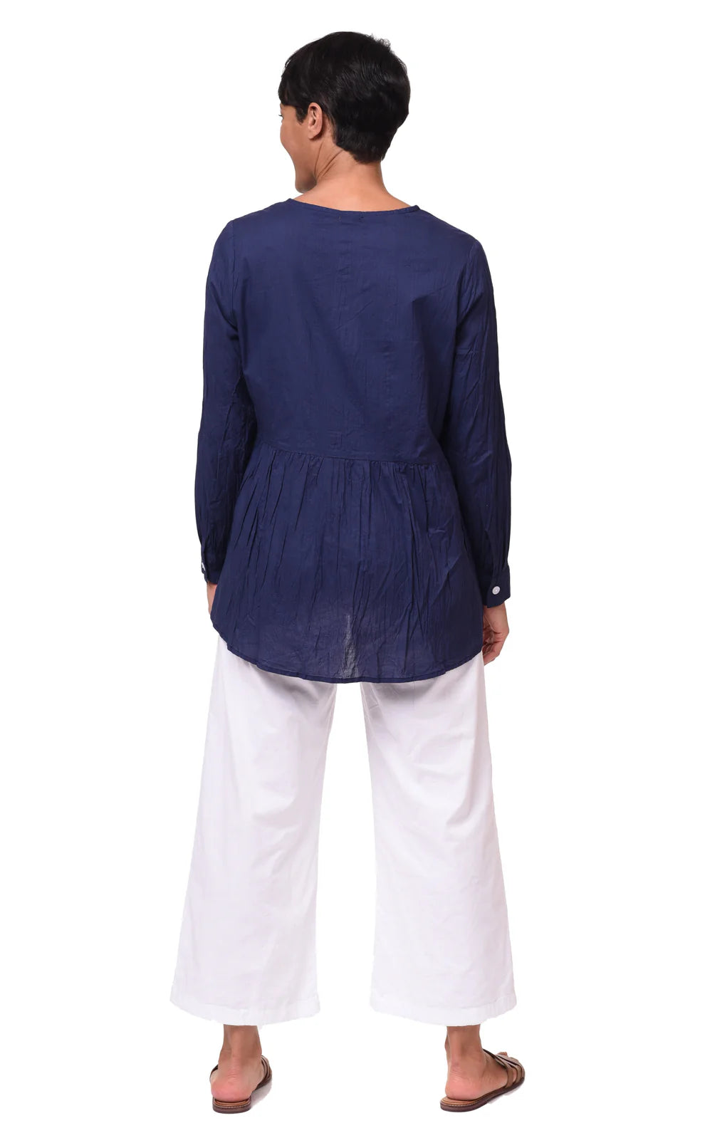 Tulip Scooter Pant in White - Harper Greer