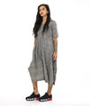 Niche Florence Dress in Black Ridge Stripe