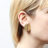 Marjorie Baer Medium Textured Disc Post Earrings