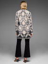 Nic + Zoe Textured Double Knit Diamond Jacket