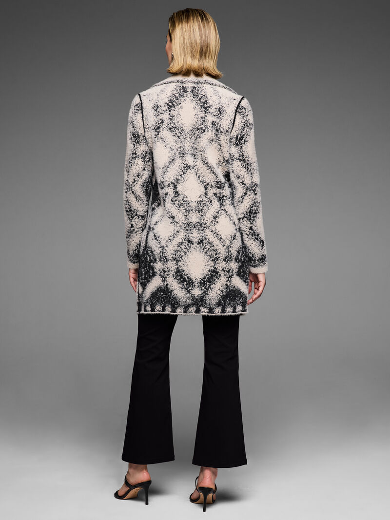 Nic + Zoe Textured Double Knit Diamond Jacket